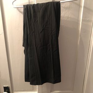Black pin stripe dress pants